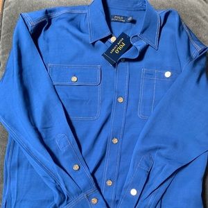 Polo Ralph Lauren Gold Stitch LS Button Up Shirt